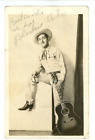 Autographed Postcard Blackie Skiles Early Radio Hillbilly Musician Bluegrass