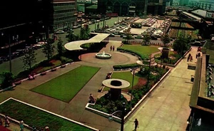 Postcard aerial view plaza park, Atlanta, Georgia - Imagen 1 de 2