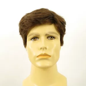 Short Wig For Men Natural Hair dark Blond Ref DAVID 8 - Imagen 1 de 7