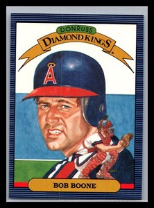 1986 Donruss #17 Bob Boone near mint or better