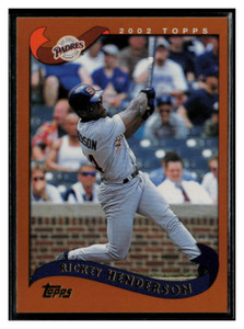 2002 Topps #165 Rickey Henderson