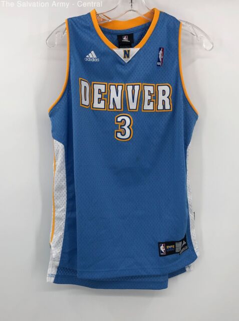 Y2K Majestic Denver Nuggets Allen Iverson jersey tee size L – Mr. Throwback  NYC