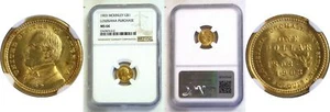 1903 $1 La. Purchase-McKinley Gold Commemorative NGC MS-66 - Picture 1 of 3