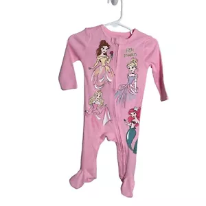 Disney Parks Completo Pezzo Unico Bambina 3-6M Rosa Piccola Principessa Cenerentola - Foto 1 di 7