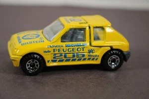1984 Vintage Matchbox Peugeot 205 Turbo 16 YELLOW 1:55 NM - Picture 1 of 7