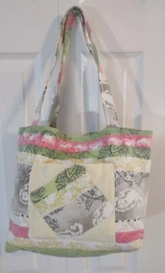 Rosa*gelbe Schulter-/Beuteltasche-Taschen-Druckknopfverschluss-doppelte Riemen-Medium - Bild 1 von 6