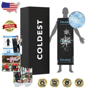 Coldest Extra Large Ice Pack 53" x 13" - Ultimate Cold Compress for Pain Relief - Picture 1 of 9