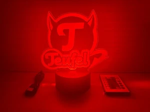 Lampe Led RGB Logo Lautsprecher Teufel tx (thx ultra UL 40 SW L 520 kombo DEF 3) - Picture 1 of 11