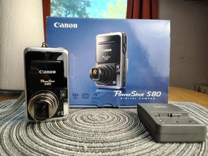 Canon Powershot S80 Digital Camera 8 MP 3.6x Zoom - Picture 1 of 9