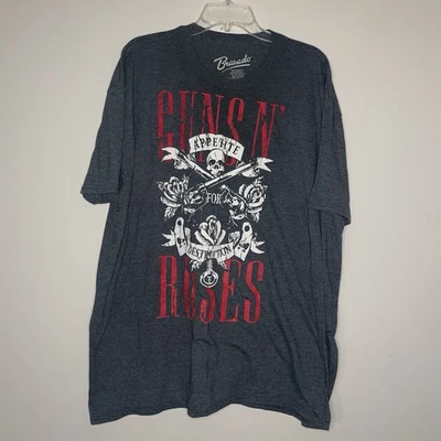 Camiseta gráfica Bravado Guns N Roses Appetite For Destruction mezcla de algodón 3XL Foto 1 de 4