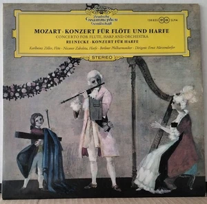 DG 138 853 SLPM MOZART, REINECKE, ZOLLER Konzert Fur Flote Und Harfe Germany LP - Picture 1 of 3