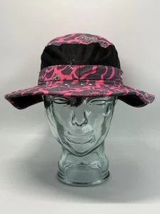 Youth COLUMBIA Bucket Hat Sun Booney Fishing Outdoors Beach Fish Pink Camo - Picture 1 of 7