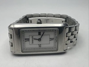 Tiffany & Co Portfolio 20mm Ladies Tank Watch Stainless Steel TIF131911 - Picture 1 of 17