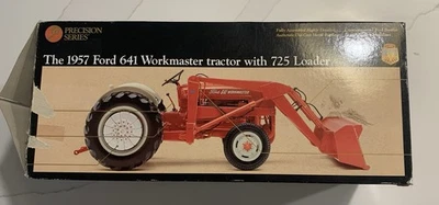 1957 Ford 641 Workmaster Tractor With 725 Loader ERTL Precision Never Displayed - Image 1 of 4