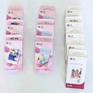 LG Zink OEM Pocket Photo Printer Paper 240 sheets & Sticker Paper 90 sheets LOT - Imagen 1 de 8