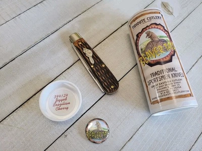 Great Eastern Cutlery Tidioute GEC 39 cola de castor madera de cerezo brasileño 394124 Foto 1 de 4