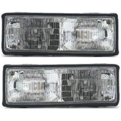 Front Headlights Headlamps Lights Lamps LH & RH Pair Set for 87-90 Chevy Caprice Foto 1 de 4