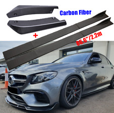 Seitenschweller + Stoßstange Flap Diffusor Heckspoiler für Mercedes Benz W212 