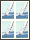 St Vincent Grenadines #581 75c Yatch NZ K27 IMPERF PROOF block on thin card