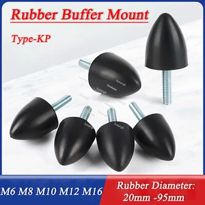 M6-M16 Male Thread Rubber Buffer Mount Anti Vibration Bobbin Isolator Damper VP - Picture 1 of 24
