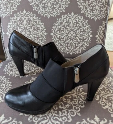 ADRIENNE VITTADINI Mujer Negro Botines 10M Negro Cremallera Botines AV-Poomses Foto 1 de 4