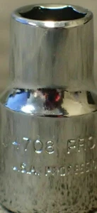 J4708 PROTO Professional 1/4" Drive 1/4" 6-pt Socket Full Polish SAE LOT OF 2 - Bild 1 von 1
