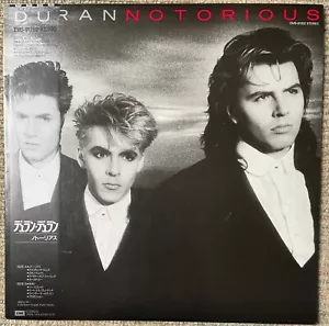 Duran Duran - Notorious - Scarce 1986 Japanese 10 track vinyl LP w/ OBI strip - Picture 1 of 4
