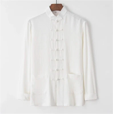 Casual Cotton Kung fu Jacket Tai Chi Top Wing Chun Martial arts Coat - Image 1 of 4