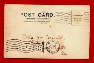 1905 Postal de Estados Unidos PAVILION Forest Park ST. LOUIS parque INDIVISO ESPALDA Westchester - Imagen 1 de 3