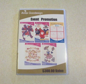 CD bordado de proyectos "Promoción de eventos 5 colecciones"" de Anita Goodesign - Imagen 1 de 2
