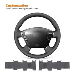 Custom DIY Real Leather Steering Wheel Cover for Nissan Fuga Cima Infiniti M35 - Picture 1 of 11