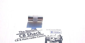 TV Aerial In line coax barrel female Coupler Caravan Accessories - Picture 1 of 5