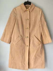 AQUASCUTUM CORDUROY TRENCH COAT JACKET SIZE L - Picture 1 of 7