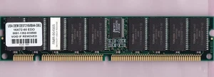 128MB USA DANE-ELEC DE07216VBA4-G6U DRAM-EDO 60ns 168-Pin 5V Stick ECC BUFFERED - Picture 1 of 2