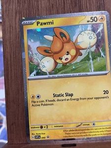 Pawmi - 040 (Cosmos Holo) 040 Sv: Scarlet & Violet Promo Cards Holo Nice Swirl - Picture 1 of 4