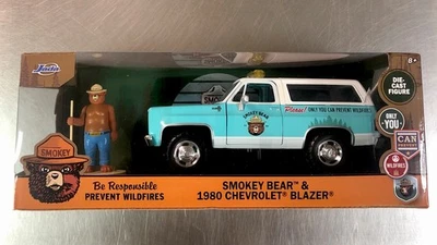 Blazer Jada Smokey Bear & 1980 Chevy escala 1:24 previene incendios forestales envío gratuito Foto 1 de 4
