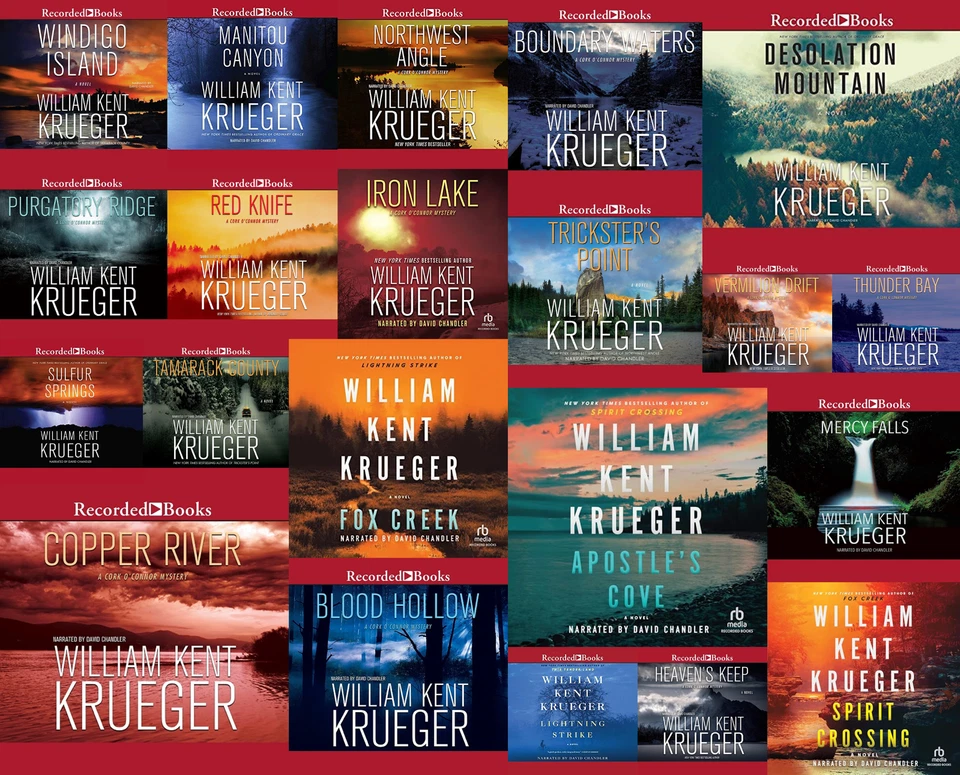 William Kent Krueger's Cork O'Connor Audiobook Series (21 Titles on USB or DVD) Foto 1 de 1
