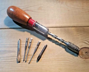 Vintage Stanley Handyman Yankee Screwdriver 133H Old Hand Tools Woodworking Tool - Picture 1 of 6