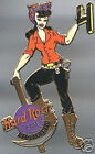Hard Rock Cafe SACRAMENTO 2001 4th Anniversary PIN Girl Miner Pick Axe HRC #8039