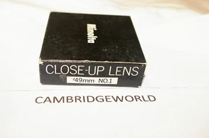 MINOLTA 49mm No.1 Close UP MACRO lens filter with case NEW VERY OLD STOCK in BOX - Picture 1 of 1