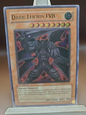 LP Dark Lucius LV8 CDIP-EN011 Ultimate Rare 1st Edition English - Image 1 of 4