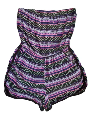 JERSEY CHARLOTTE RUSSE Talla Junior Med Bolsillos Cintura Elástica Multicolor Rayas Foto 1 de 4