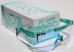 Gafas de sol/gafas de seguridad PIT VIPER The Baja Blaster años 2000 ANSI Z87+ NUEVAS - Imagen 1 de 12