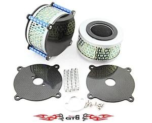 GTB Carbon Fiber Advanced Air Filter Set Fit RC 1/5 Gas Car LOSI 5IVE-T - Picture 1 of 6