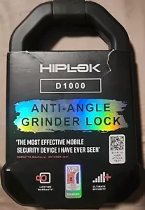 HIPLOK D 1000 Anti-Angle Grinder Bike/Motorcycle Diamond Lock - Picture 1 of 4
