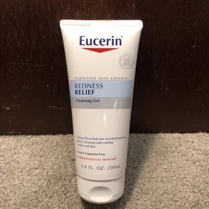 Eucerin Redness Relief Cleansing Gel Fragrance Free for Sensitive Skin 6.8oz - Picture 1 of 7