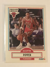 1990-91 Fleer Scottie Pippen Chicago Bulls #30 NBA Basketball Card Set Break