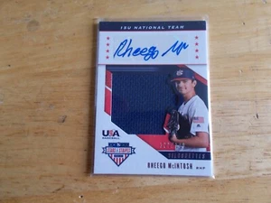 Rheego McIntosh 2019 USA Stars & Stripes AUTO Jumbo G/U Jersey RC #'d/199 - Picture 1 of 1