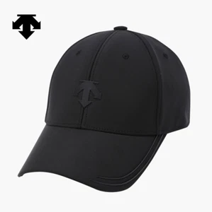 NEW DESCENTE GOLF Men's Basic Big Cap DQ12MFCP16 BLACK - Picture 1 of 9