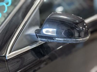 2008 AUDI A8 OEM FATORY DOOR MIRROR LEFT DRIVER LH BLACK POWER NO BLIND SPOT 10 - Imagem 1 de 2